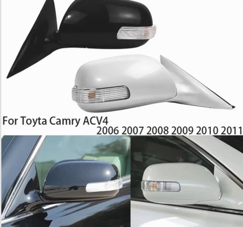 Боковые зеркала с поворотником на Toyota Camry 2
